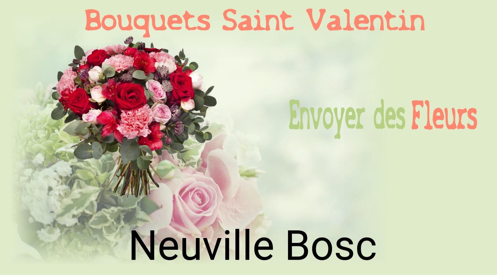 Roses de Saint-Valentin livrées à Neuville-Bosc